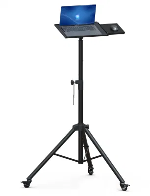 Foldable 6 Feet Projector Table Steel Stand in Adjustable Height