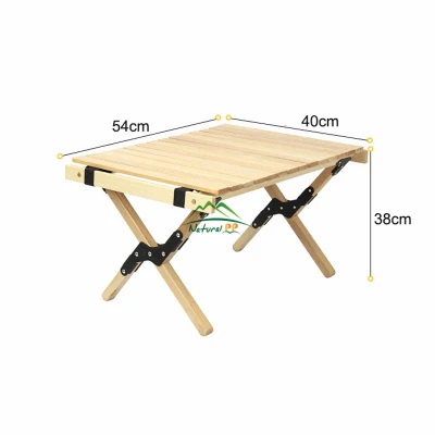  Folding Egg Roll Table Custom Logo Picnic Aluminum Portable Folding Table for Outdoor Camping