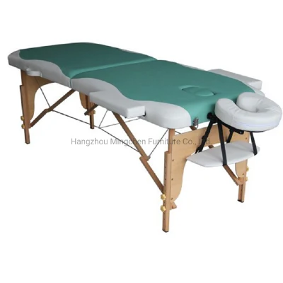  Red and Black Folding Massage Table with Carrying Bag