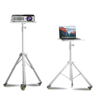 Foldable 6 Feet Projector Table Steel Stand in Adjustable Height