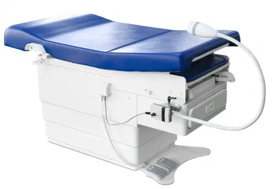 Hospital Medical Power Hi-Low Gynecology Treatment Exam Table for Woman Using