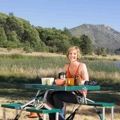 Camping Picnic Folding Table and Chair Set
