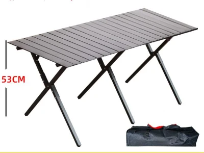 Hot Sale Folding Picnic Table Camp Party Dining Table Chain Top