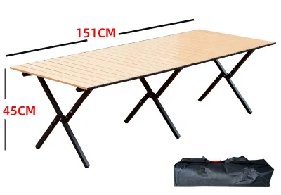 Hot Sale Folding Picnic Table Camp Party Dining Table Chain Top