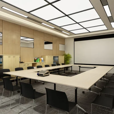 Modern Folding Table Folding Computer Table Training Table Wooden Desk Hot Selling Office Furniture Office Folding Table
