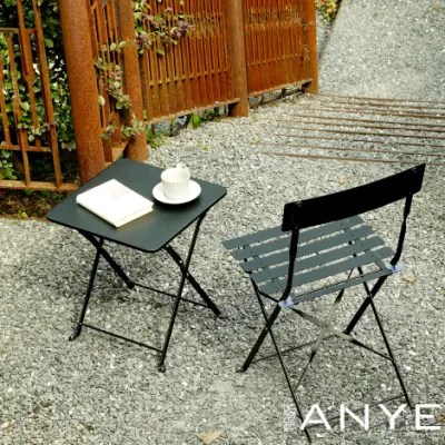  Outdoor Garden Furniture Steel Small Corner Table Flower Stand Table Foldable Side Coffee Table