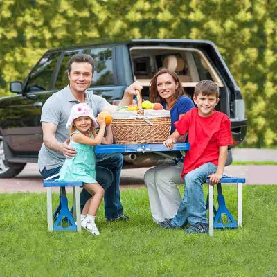 Camping Picnic Folding Table and Chair Set