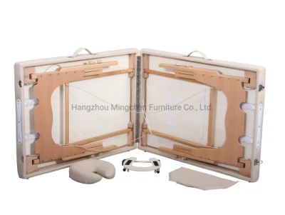  Portable White Hydrotherapy Beech Folding Massage Table