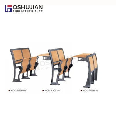  University School Desk and Chair Furniture Steel Wooden Folding Classroom Training Room Students Tables and Chairs Set