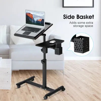  Table Study Computer Desks Adjustable Laptop Table Bed Side Rolling Folding