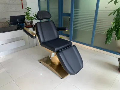  Hochey High-End Beauty Salon 3 Motor Electrical Facial SPA Massage Table Curved Lash Bed Treatment Adjustable Height Massage Bed