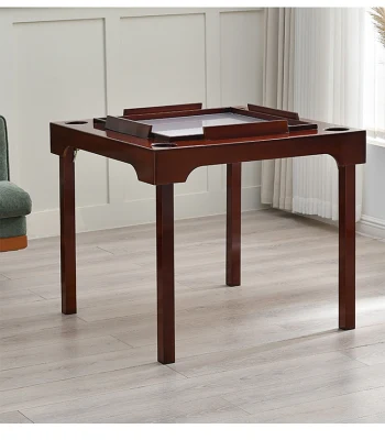  Fashionable Multi-Functional Wooden Domino Game Fold-Able Poker Table
