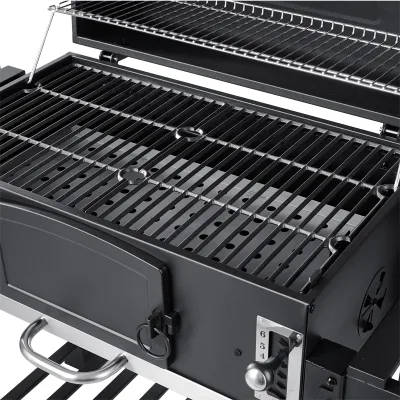 Cold Rolled Steel Charcoal BBQ Grill Folding Side Table
