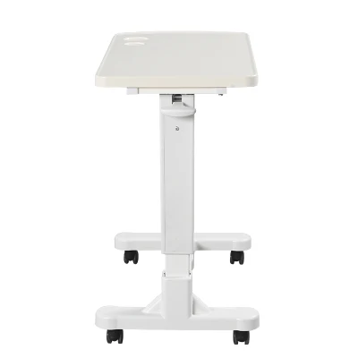 High Quality Movable ABS Height Adjustable Folding Patient Hospital Overbed Table