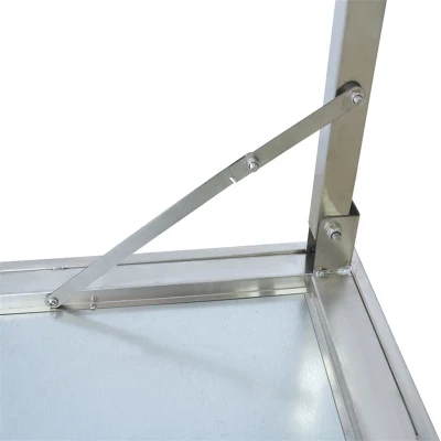 Restaurant Industrial Equipment Kitchen Foldable Work Table with Board