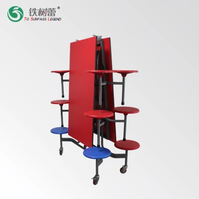  School Furniture Canteen Furniture Foldable Dining Table