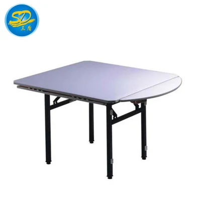  Cocktail Round-Square Table Folding Banquet Restaurant Table