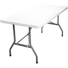  Customized White Outdoor Garden Plastic Folding Chairs and Tables for Events