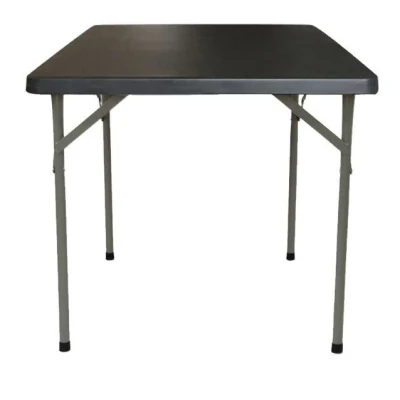 Square Dinner Outdoor Foldable HDPE Panel Party Camping Folding Table