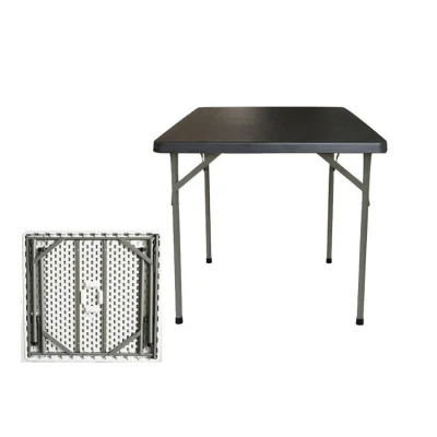 Square Dinner Outdoor Foldable HDPE Panel Party Camping Folding Table