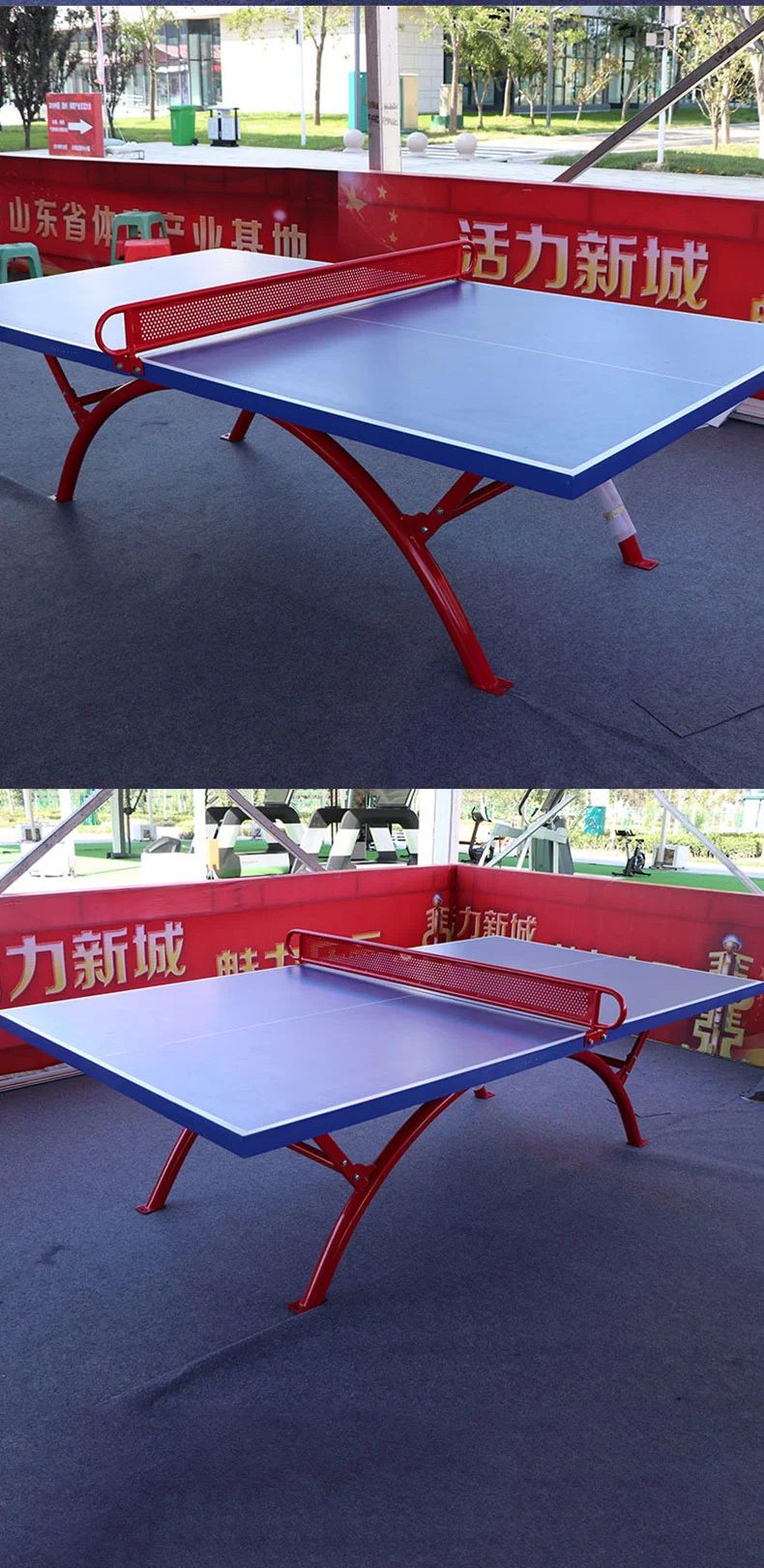Green Kids Child Foldable Moveable Small Pingpong Table Tennis Table
