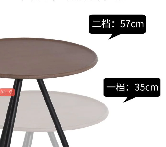 Camping Tea Table Ultra Light Outdoor Aluminum Alloy Folding Round Table Portable Adjustable