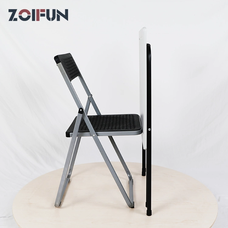 Simple Wooden Plastic Foldable Table Chair Group; School Classroom Examination Outdoor Garden Meeting Set