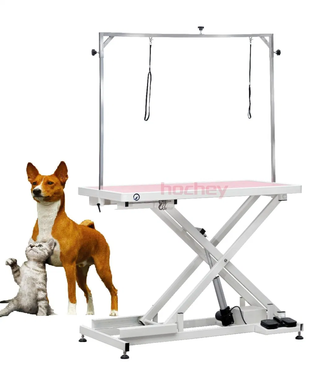 Mt Medical Trimming Foldable Electric Grooming Table for Large Dogs with Socket