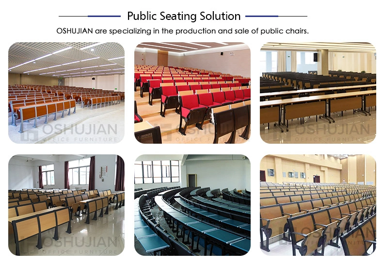 University School Desk and Chair Furniture Steel Wooden Folding Classroom Training Room Students Tables and Chairs Set