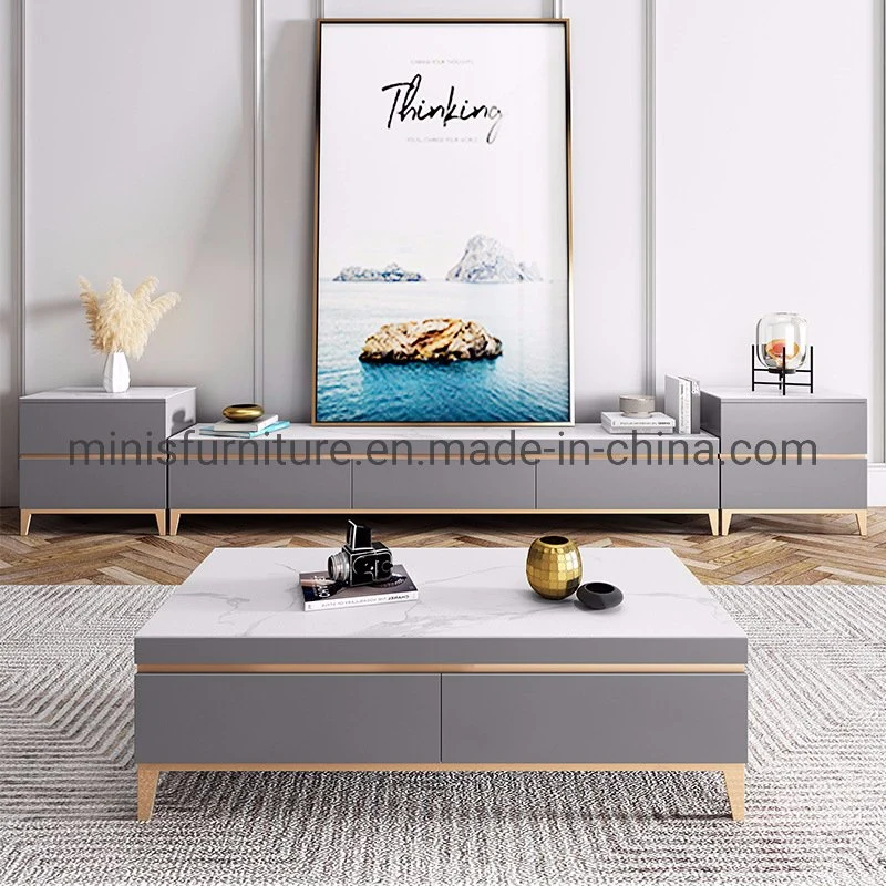 (MN-CT10) Popular China Factory Home/Hotel Furniture Coffee Table with TV Stand