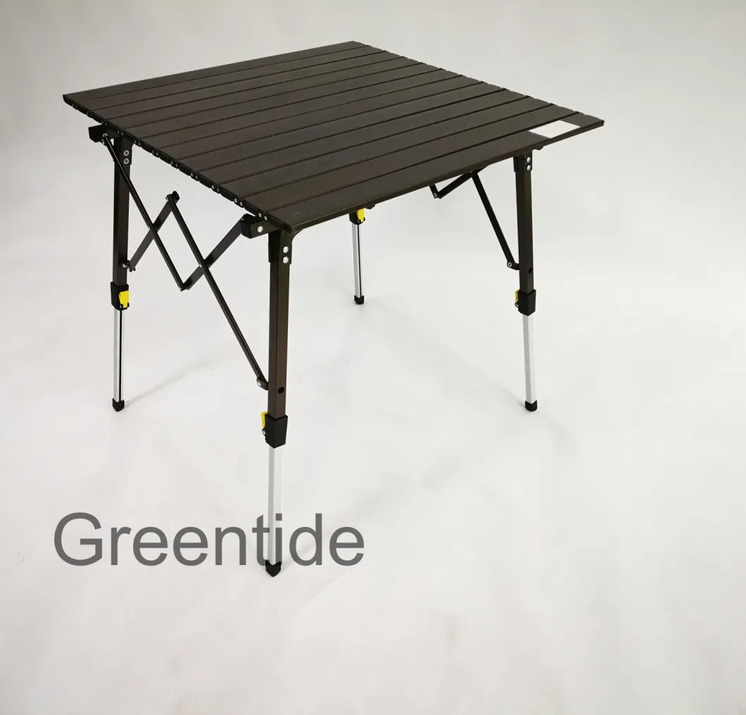 Hot Sale Beach Aluminum Alloy Portable Camping Folding Table Outdoor Furniture CS405