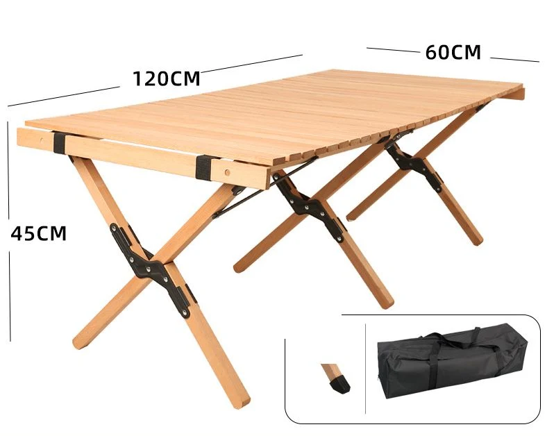 Hot Sale Folding Picnic Table Camp Party Dining Table Chain Top