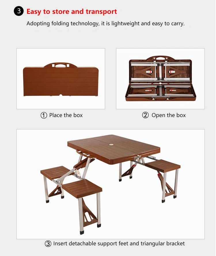 Small Foldable Plastic Dinner Table for Sale