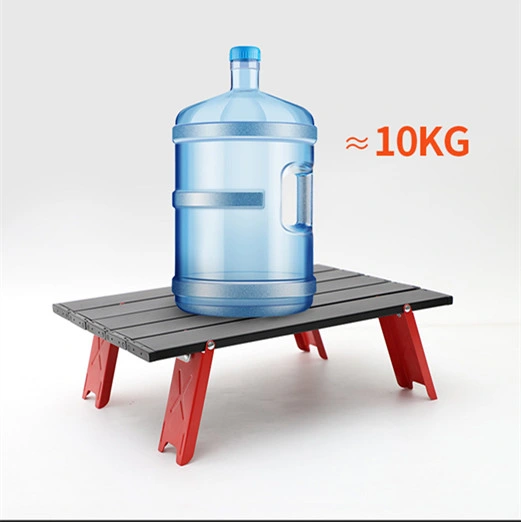 Mini Compact Cafe Tables Small Folding Picnic Table Portable Lightweight Aluminum Camping Tables with Carry Bag Hiking Fishing BBQ