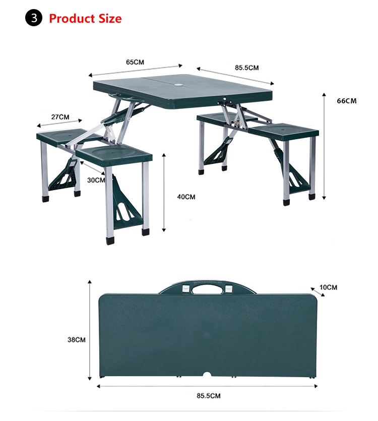 Camping Picnic Folding Table and Chair Set