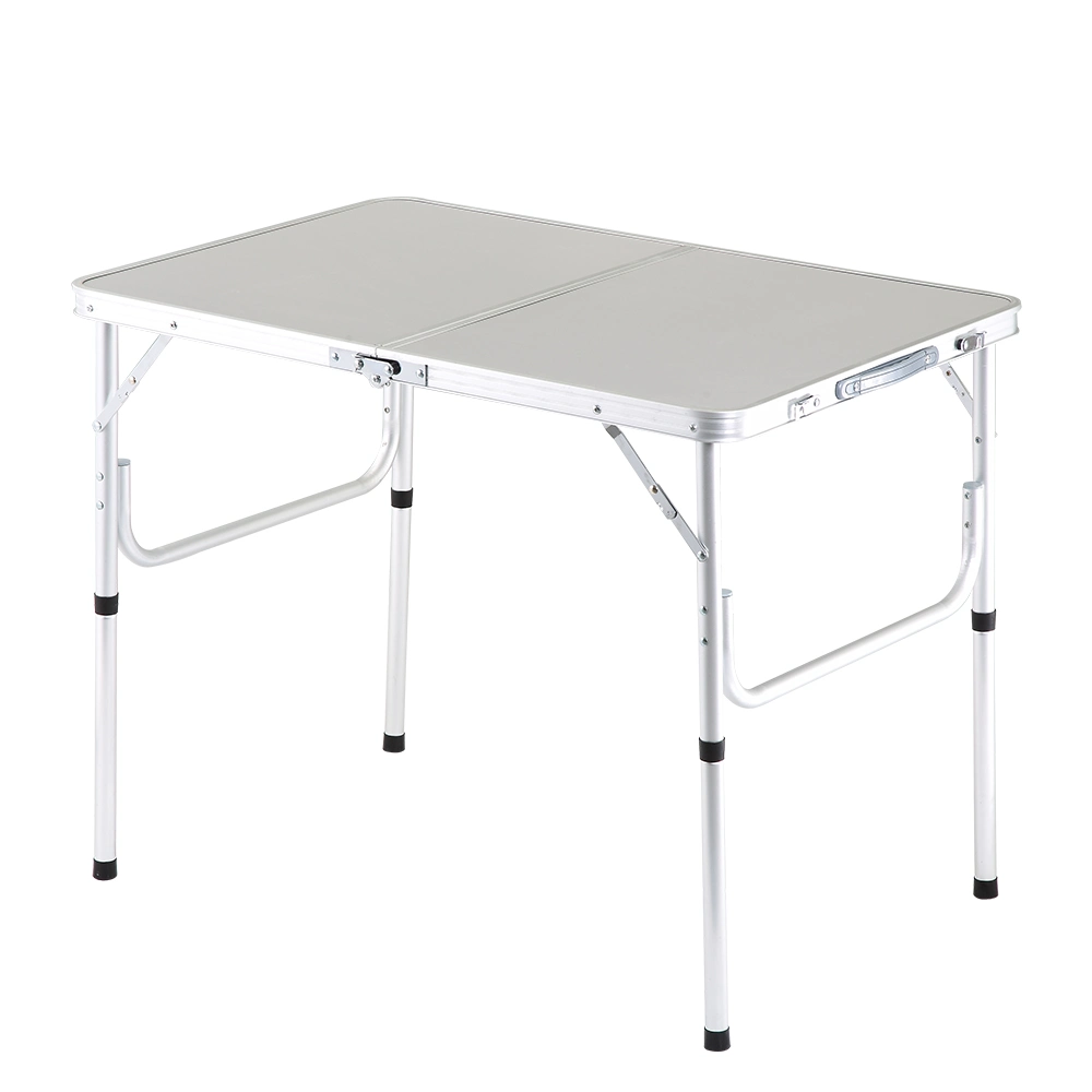 Aluminum Folding Table 3 Feet Adjustable Height, Lightweight and Portable Camping Table