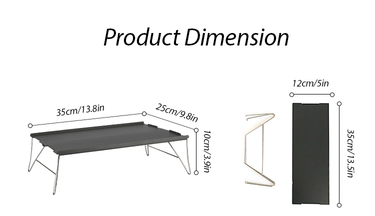 New Outdoor Portable Travelling Camping Mini Lightweight Aluminum Folding Foldable Table