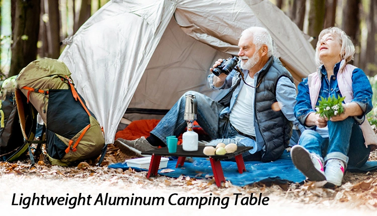 Camping Table Lightweight Folding Mini Kitchen Table Portable Aluminium Camping Mini Table