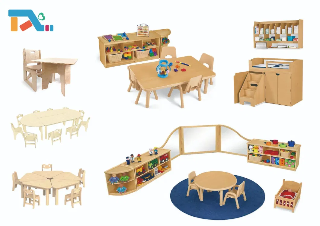 Customized Size Folding Adjustable Kindergarten Children Learning Furniture Plastic Kids Tables Chairs Set