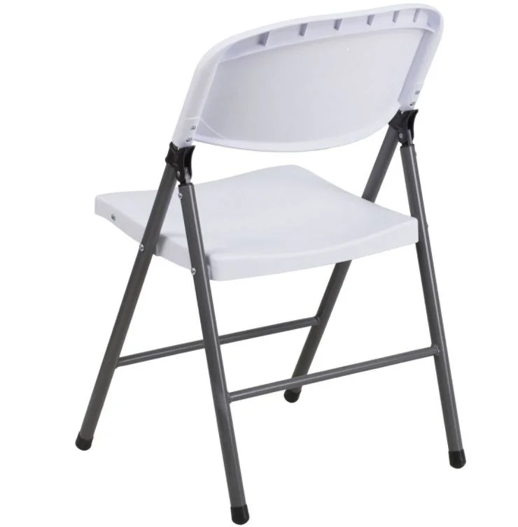 Wholesale Wedding Party Events PU Leather Garden Hotel Room Chair Commercial Stackable Metal Folding Chair