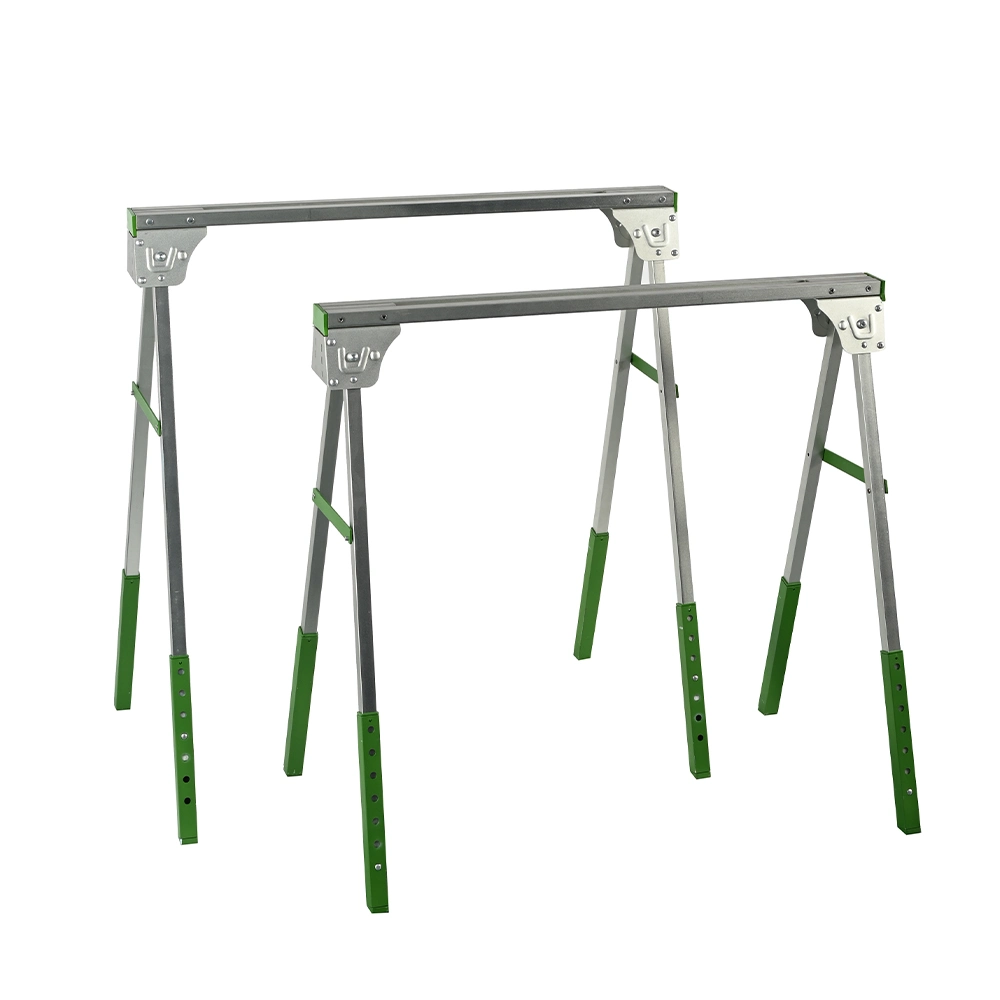 Wholesale portable 4 Foot Adjustable Height Folding Wood Work Sawhorse