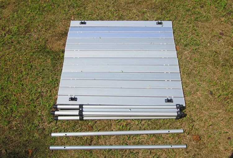 Portable Aluminum Picnic Outdoor Picnic BBQ S Size Folding Table