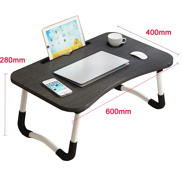 Folding Study Overbed Desk Home Use Hospital Office Laptop Computer Mini Table for Free
