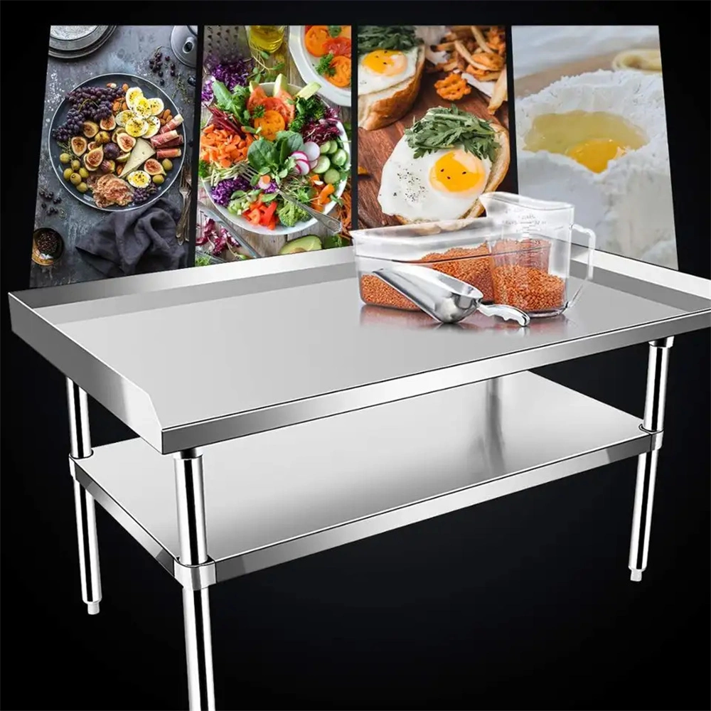 Wholesale High Quality Outdoor Indoor Stainless Steel BBQ Camping Picnic Folding Table Square Dinner Table