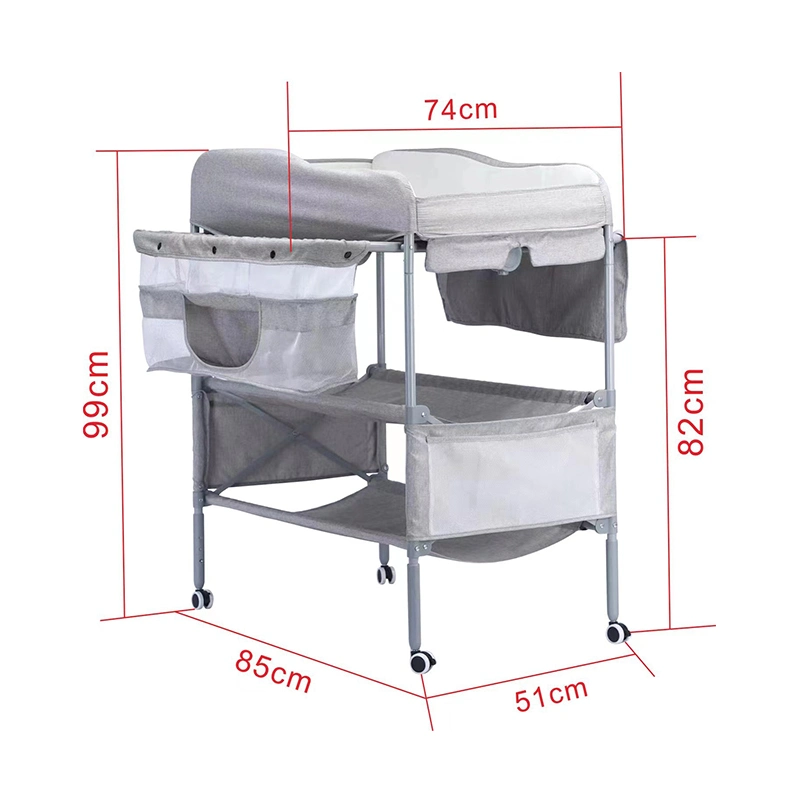 Baby Foldable Standing Diaper Nursing Baby Bathtub Changing Table