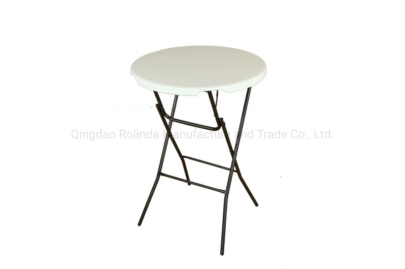 Common Use Hot Sale Outdoor Popular HDPE Plastic 5FT 60inch Round Folding Picnic Dining Table