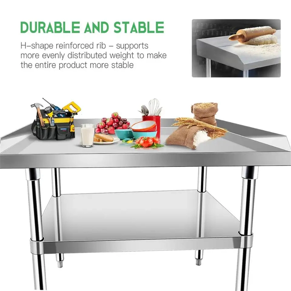 Wholesale High Quality Outdoor Indoor Stainless Steel BBQ Camping Picnic Folding Table Square Dinner Table