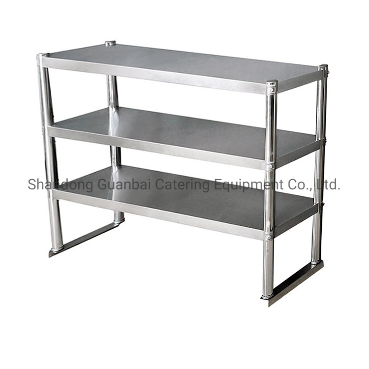 Guanbai Buffet Work Table Stainless Steel Folding Outdoor Tables Stainless Steel Workbench Inox Table