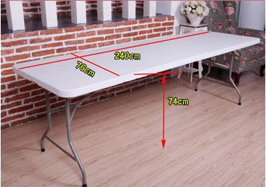 High Quality Folded Half 6FT Fair/Exhibition/Trade Show Table Cloth for Sale