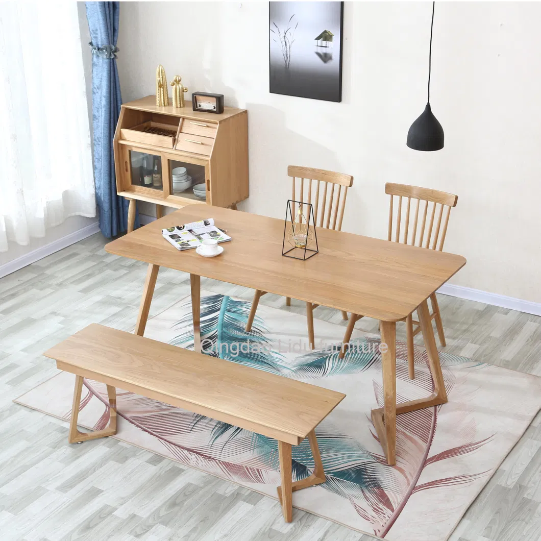 Solid Wood Folding Table Small Household Dining Table and Chair Simple Modern Portable Folding Table